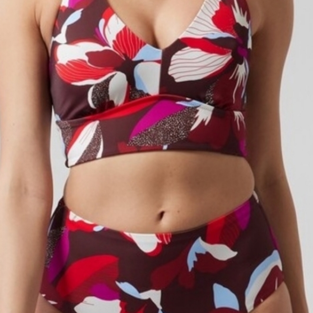 NWT Athleta high waist bikini bottom